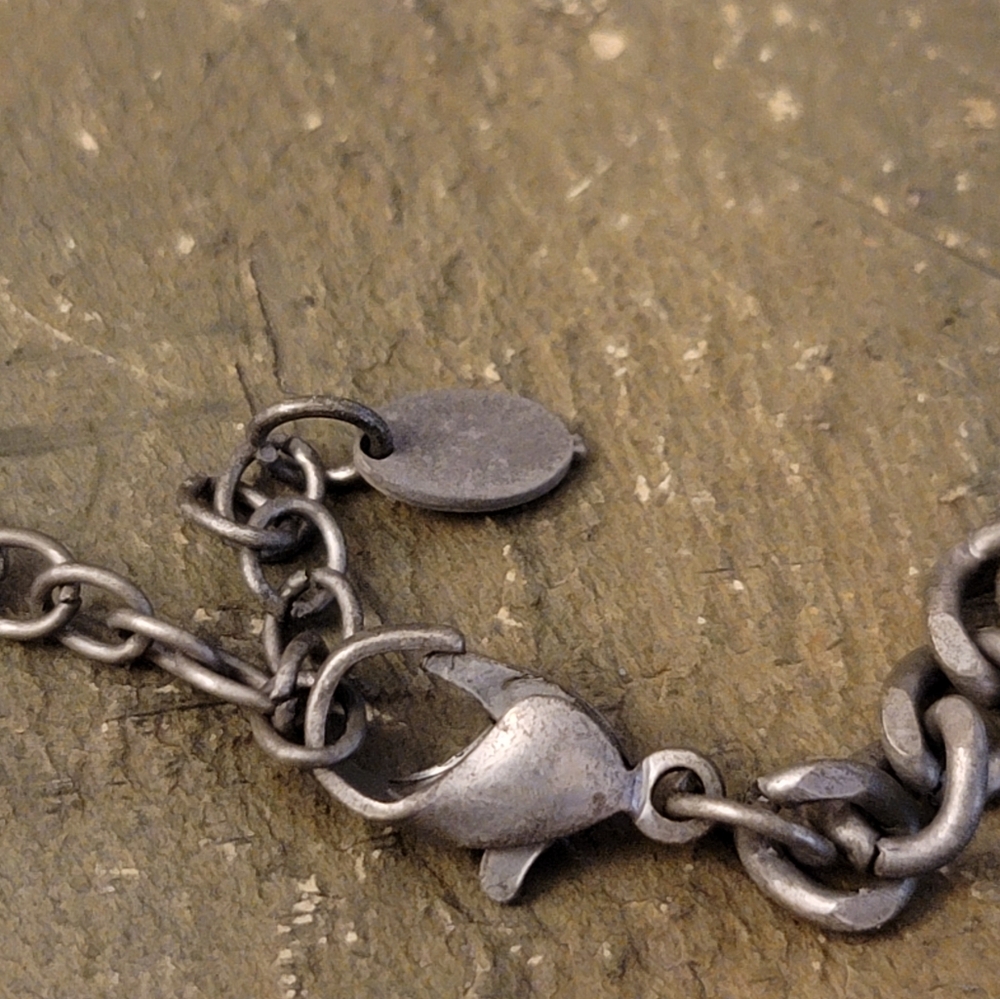 ZARA Animal print embroidery necklace. GUC. 9.5" long. Pendant is 6" across. - Picture 8 of 8